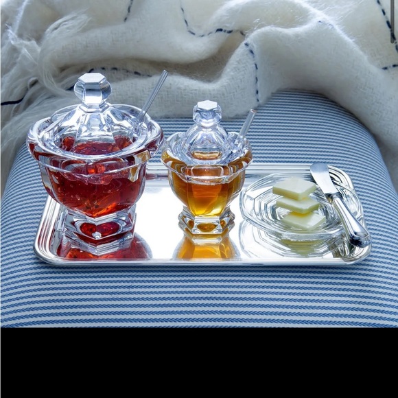 BACCARAT HARCOURT MISSOURI MUSTARD JAR (new in box) - Picture 2 of 5